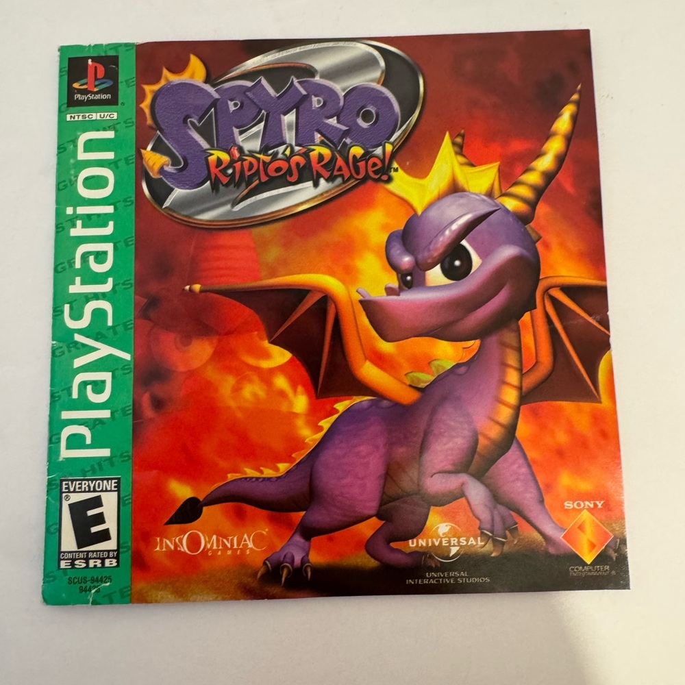 Spyro 2 Ripto’s Rage Playstation 1999 With Booklet - Picture 5 of 8